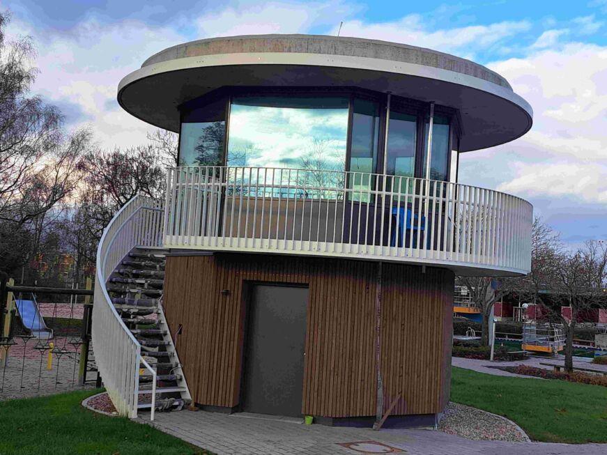Neuer Beobachtungsturm im Wunnebad Winnenden
